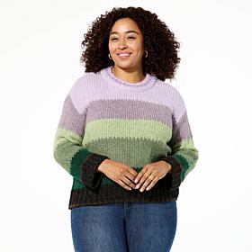 Democracy Multi-Color Striped Sweater