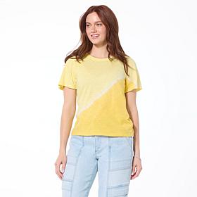 Democracy Tie Dye Knit Short Sleeve Tee