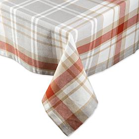Design Imports Cozy Picnic Plaid 52" x 52" Tablecloth