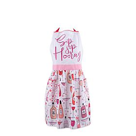 Design Imports Sip Sip Hooray Print Apron
