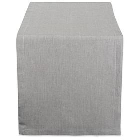 Design Imports Solid Chambray 14" x 108" Table Runner 