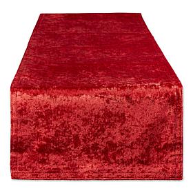 Design Imports Velvet Table Runner 14" x 72"