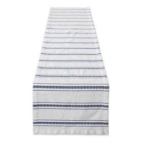 Design Imports Zig Dobby Stripe Table Runner - 14" x 72"