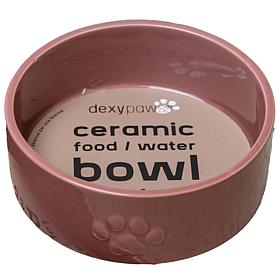 DexyPaws Blush Pink Ceramic Dog Bowl 26oz