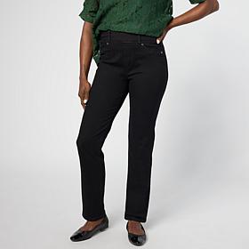 DG2 by Diane Gilman Coolmax® Shaper Stretch Denim Straight Leg Jean