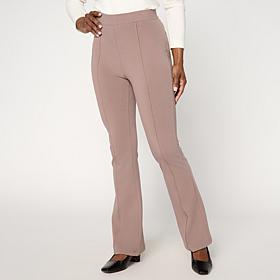 DG2 by Diane Gilman Knit Flex Pull-On Pintuck Bootcut Pant