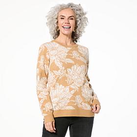 DG2 by
Diane Gilman Lux Touch Engineered Jacquard Sweater