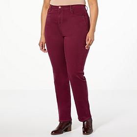 DG2 by Diane Gilman Lux Touch Stretch Denim Straight-Leg Jean
