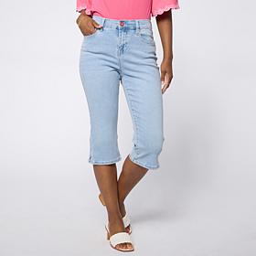 DG2 by Diane Gilman New Classic Stretch 5-Pocket Pedal Pusher Jean