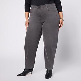 DG2 by Diane Gilman New Classic Stretch Barely Barrel-Leg Jean