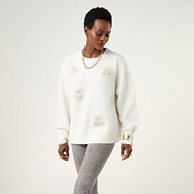 DG2 by Diane Gilman New Classic Stretch Celestial Embellished Skinn...