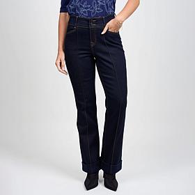 DG2 by Diane Gilman New Classic Stretch Cuffed Trouser Jean