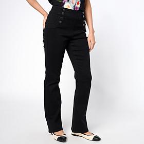 DG2 by Diane Gilman New Classic Stretch Denim Bootcut Sailor Jean