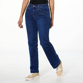 DG2 by Diane Gilman New Classic Stretch Denim Trouser Jean