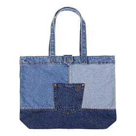 DG2 by Diane Gilman Patchwork Denim Tote