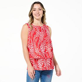 DG2 by Diane Gilman Printed Combo Easy Tank
