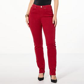 DG2 by Diane Gilman Starlight Denim Straight-Leg Jean