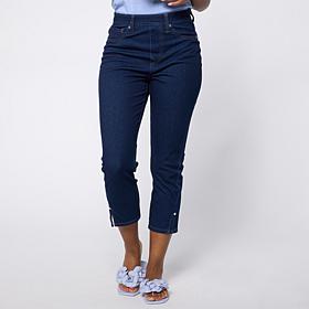 DG2 by Diane Gilman Super Stretch Knit Denim Crop Jegging