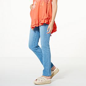 DG2 by Diane Gilman Virtual Stretch Denim Straight-Leg Jean