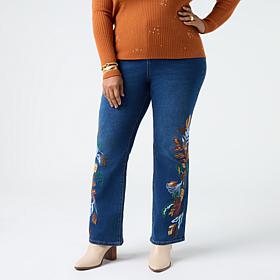 DG2 Legacy Stretch Fall Embroidered Bootcut Jean