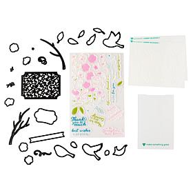 Diamond Press Cherry Blossom Stamp, Die & Stencil Kit