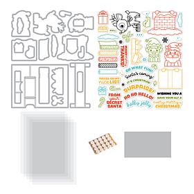 Diamond Press Interactive Ho Ho Hello Stamp and Die Kit