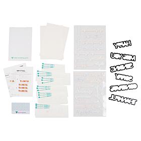 Diamond Press Say It All Stamp, Die and Stencil Kit