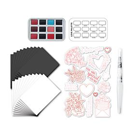 Diamond Press Watercolor Love Kit