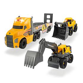 Dickie Toys 28 Inch Mack Truck With 2 Volvo Construction Trucks