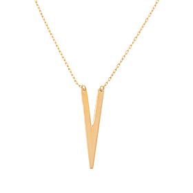 Dieci 10K Gold Geometric Necklace