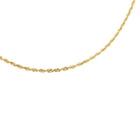 Dieci 20" 10K Gold Diamond-Cut Rope Chain Necklace
