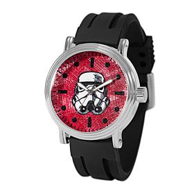 Disney Star Wars Silvertone Alloy Men's Vintage-Style Watch