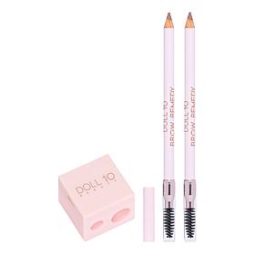 Doll 10 2-pack Brow Remedy Precision Powder Pencil with Sharpener
