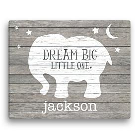 Dream Big Little One Personalized 16x20 Canvas