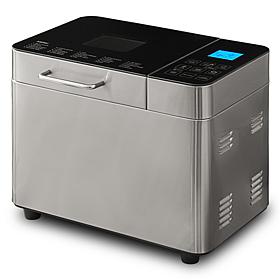 Elite Cuisine 2 lb. SS Bread Machine Maker Eco Ceramic Pan 24 Programs