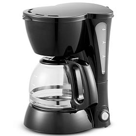 Elite Cuisine 4-Cup Brew & Drip Coffee Maker with Pause & Serve