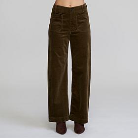 Elle Get the Look Corduroy Patch Pocket Jean