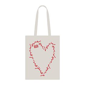 ELLE Get the Look Cotton Canvas Tote Bag