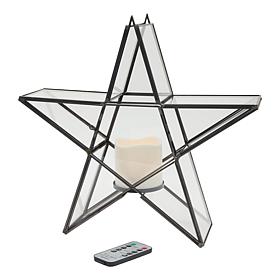 Emryn House Lantern with LED Candle and Remote