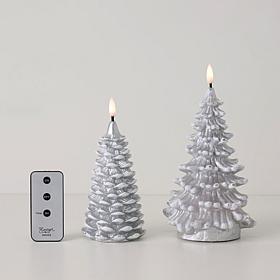 Emryn House S/2 Flameless Tree Candles