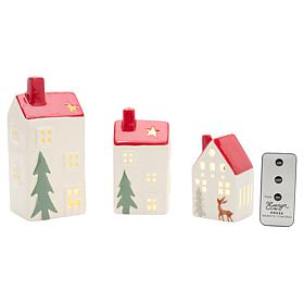 Emryn House S/3 Ceramic Houses