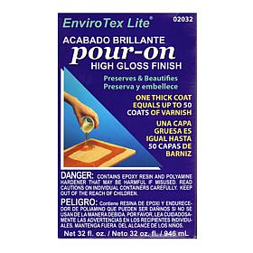 ENVIROTEX Lite Pour-On High Gloss Finish Kit - 32 oz.