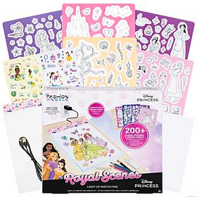 Fashion Angels Light Up Sketch Pad, Disney Princess Royal Scenes