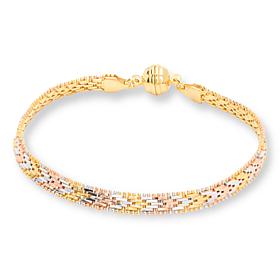 Fiorenza Riccio Chain Magnetic Clasp Bracelet