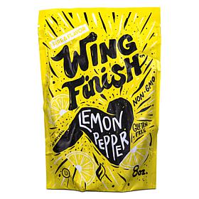 Fire & Flavor FFR117 All Natural Wing Finish, Lemon Pepper