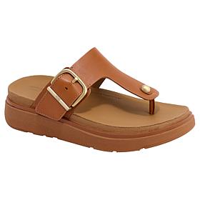 FitFlop Gen-FF Leather Buckled Toe-Post Sandals