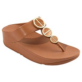 FitFlop Halo Metallic Toe-Post Sandal