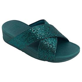 FitFlop Lulu Glitterball Cross Slides