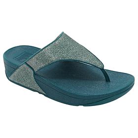 FitFlop Lulu Shimmerglitz Toe-Post Sandal
