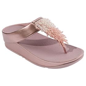 FitFlop Rumba Ombre Crystal Bead Toe-Thong Sandals